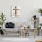Stupell Industries Spiritual Easter Cross Spring Blossoms Canvas Wall Art